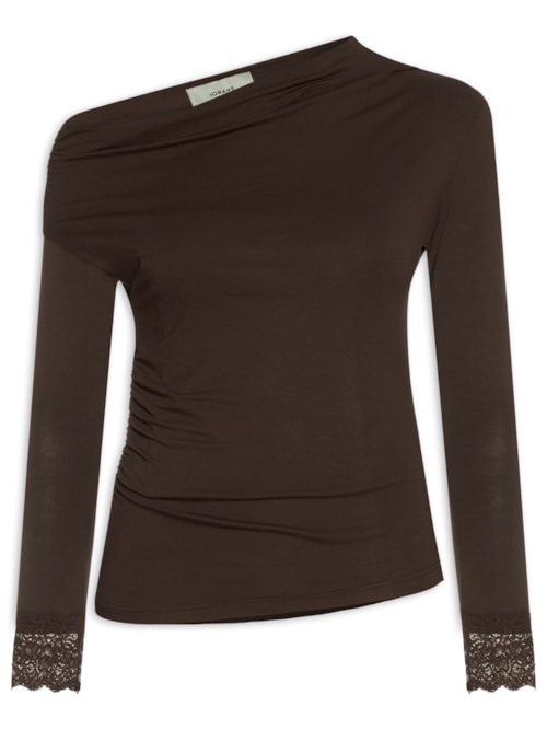 Blusa Feminina Iva - Marrom