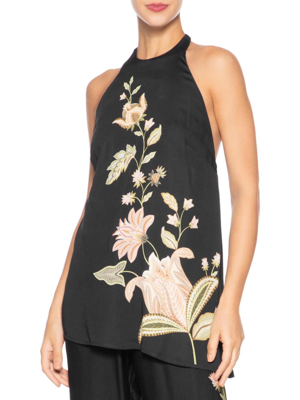 Blusa Feminina Jamile Preto Farm