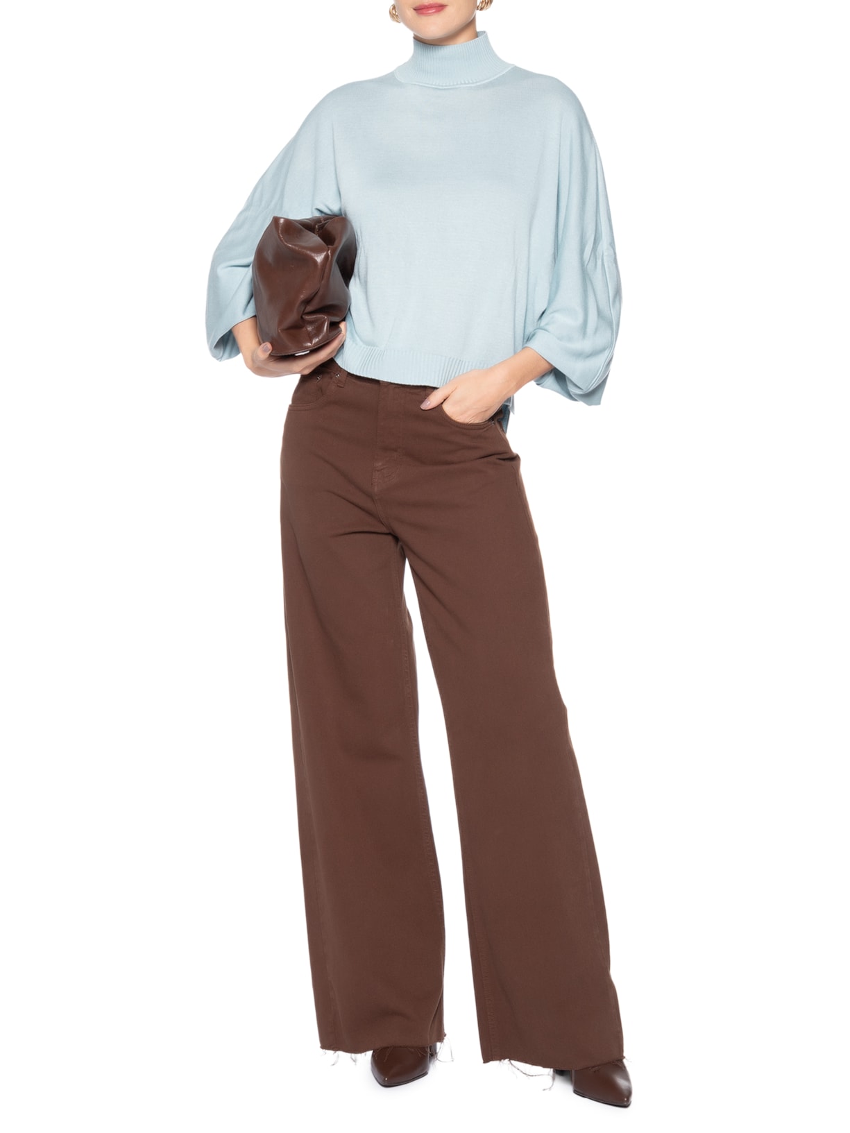 Blusa Feminina Jaqueline Azul Le Lis