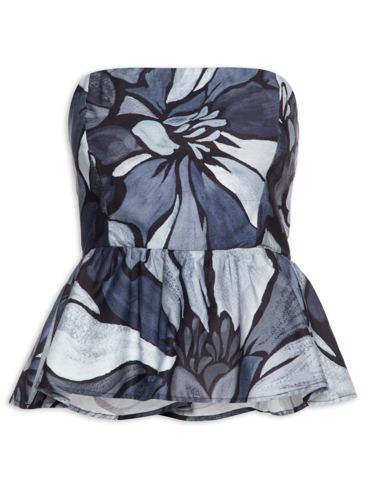 Blusa Feminina Jardim Amora Preto Farm