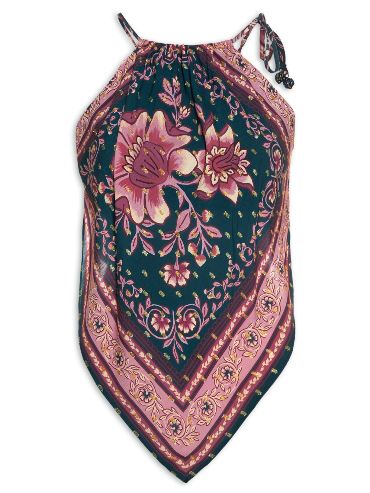 Blusa Feminina Jardim Boho Ri - Rosa