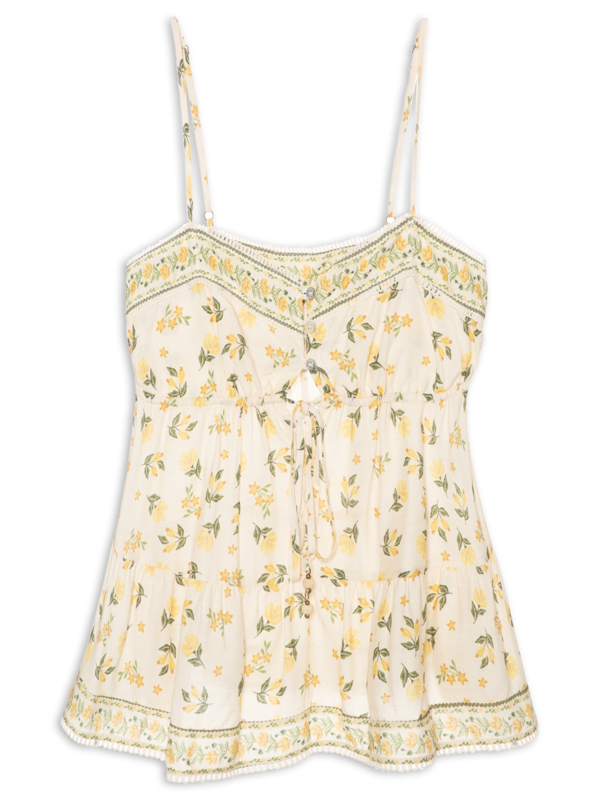 Blusa Feminina Jardim De Azaleias - Bege