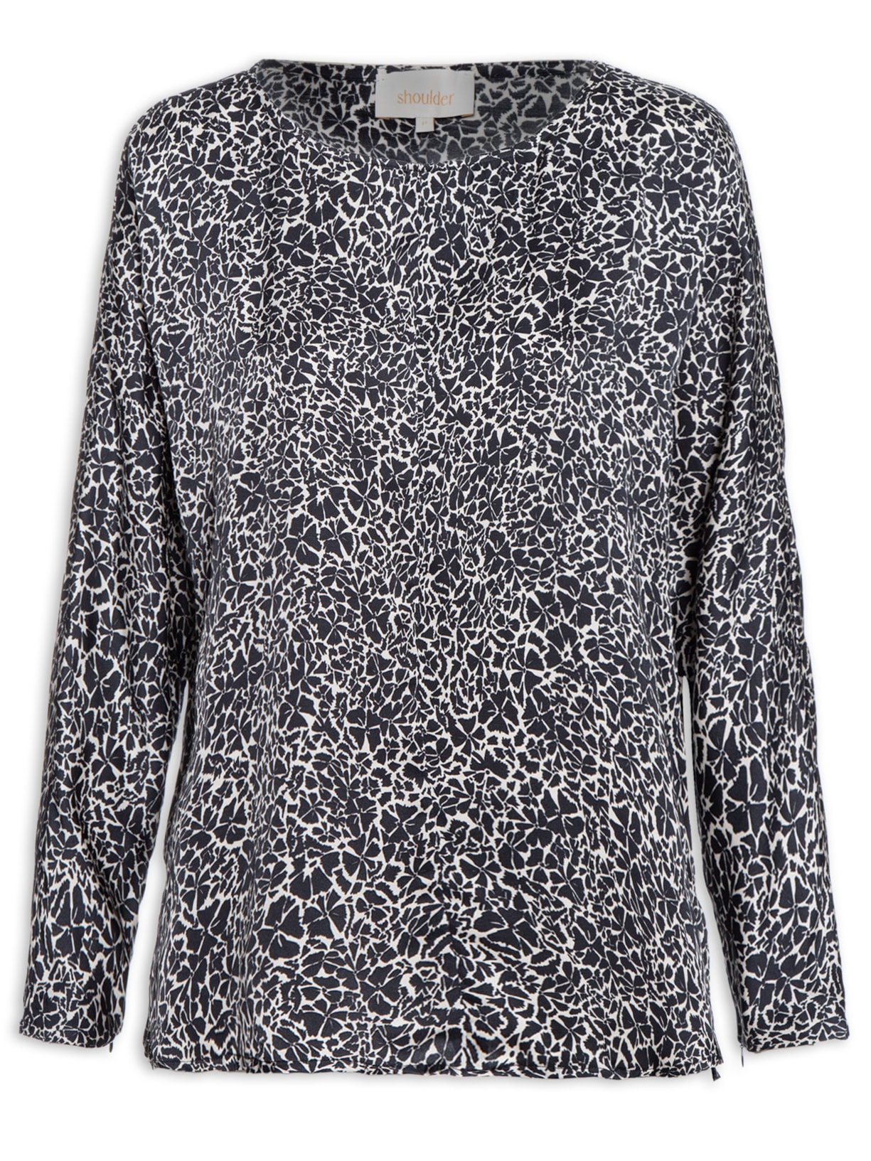 Blusa Feminina Jardim - Preto