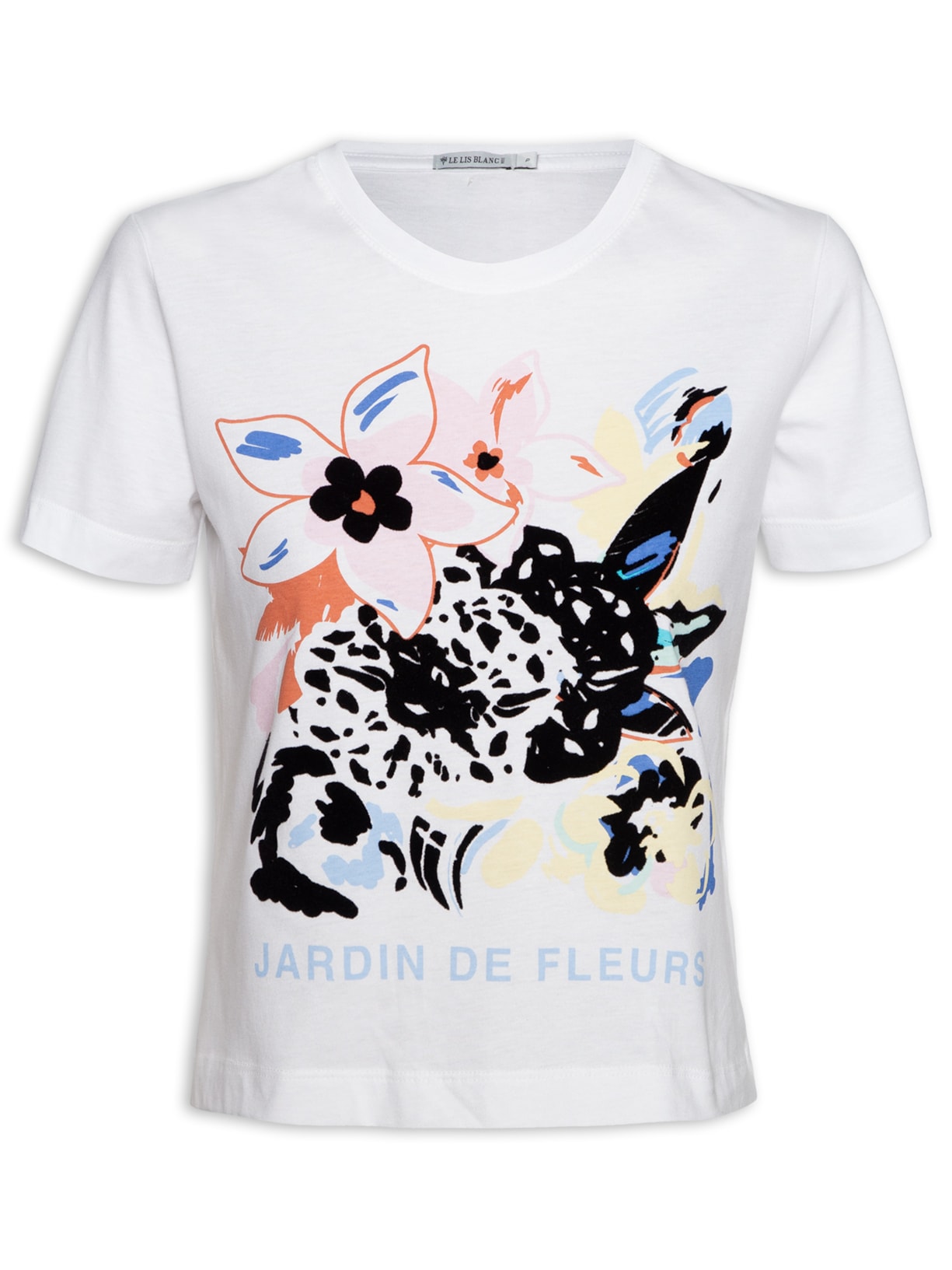 Blusa Feminina Jardin De Fleurs - Branco