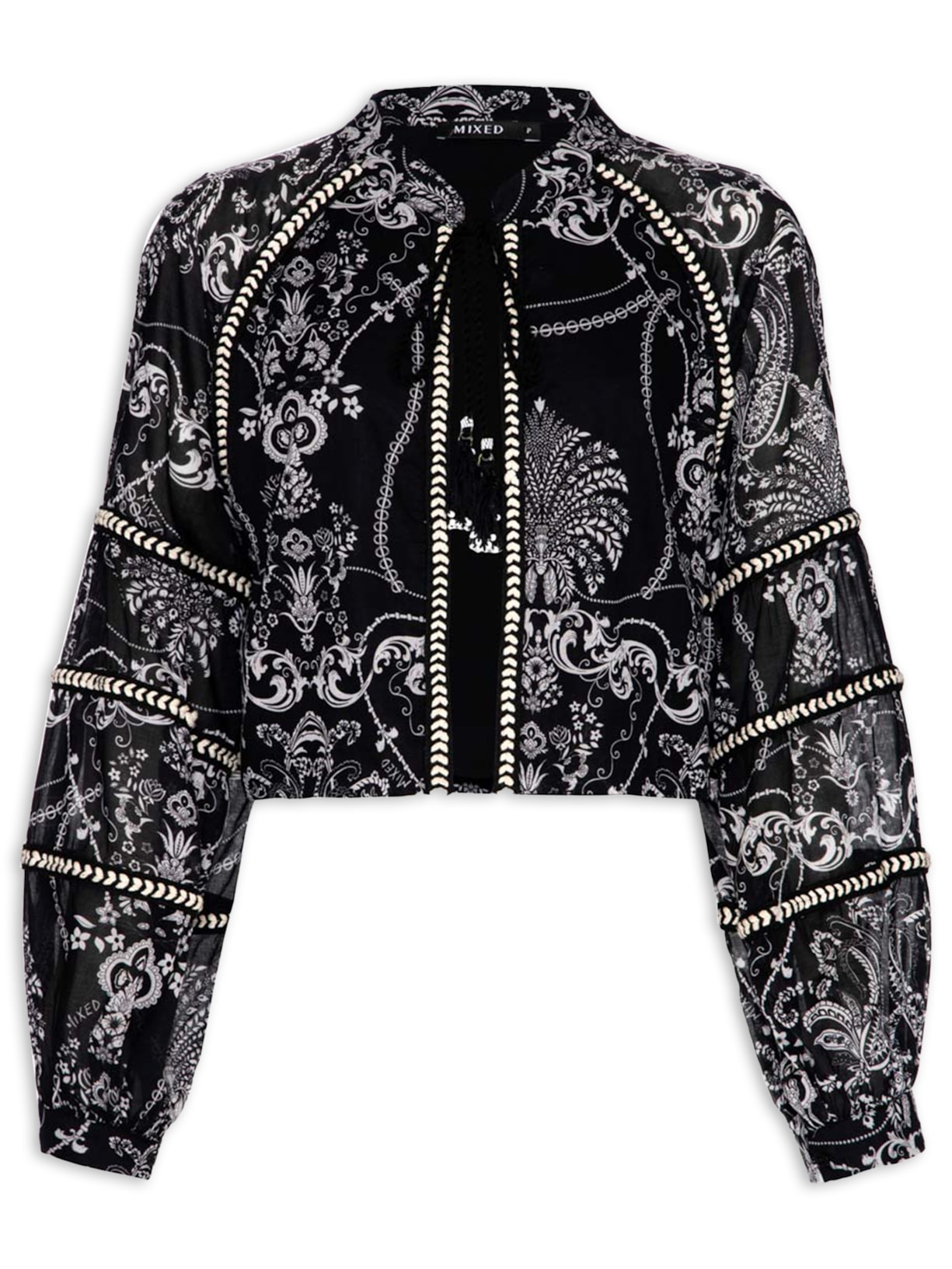 Blusa Feminina Jardin Pb - Preto