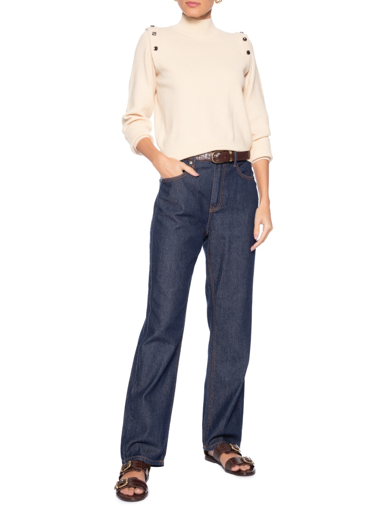 Blusa Feminina Jasmin I Bege Le Lis