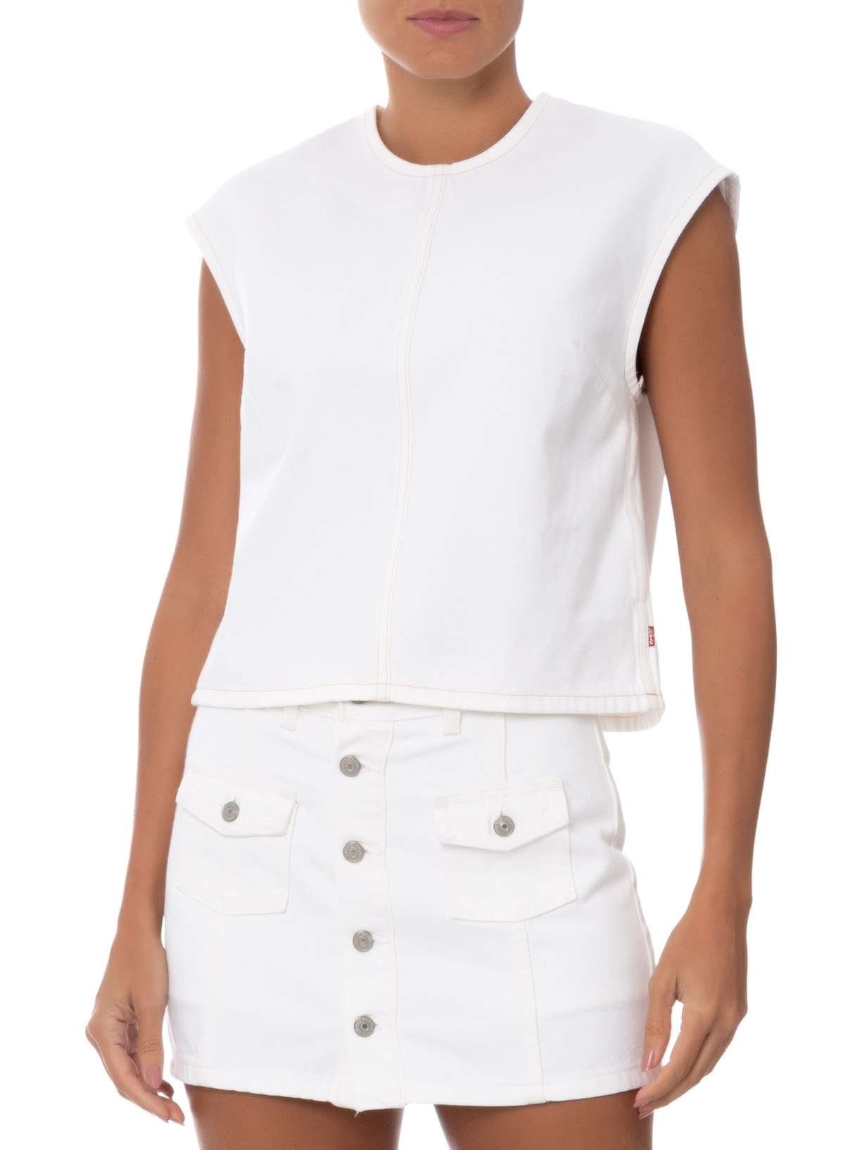 Blusa Feminina Jeans Denim Tee H2'26 Branco Levi's