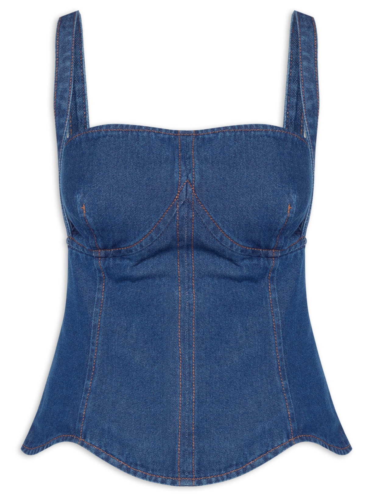 Blusa Feminina Jeans Maré Cheia - Azul