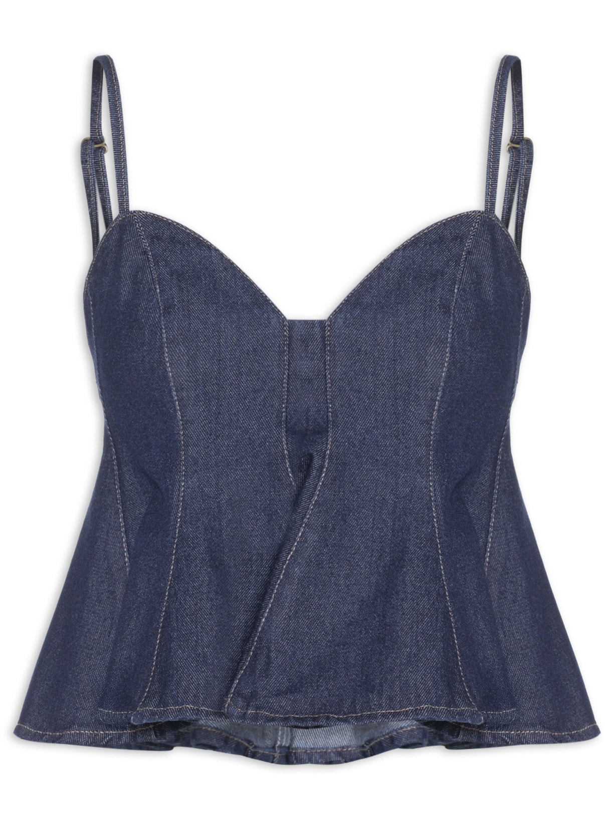 Blusa Feminina Jeans Original - Azul