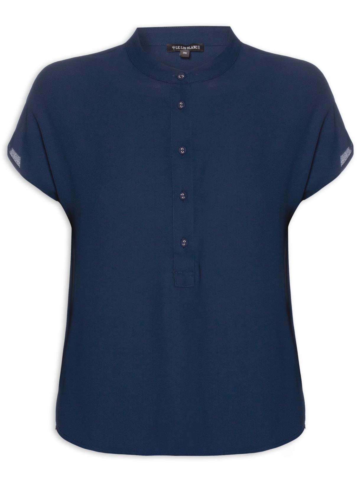 Blusa Feminina Jessy Botões - Azul