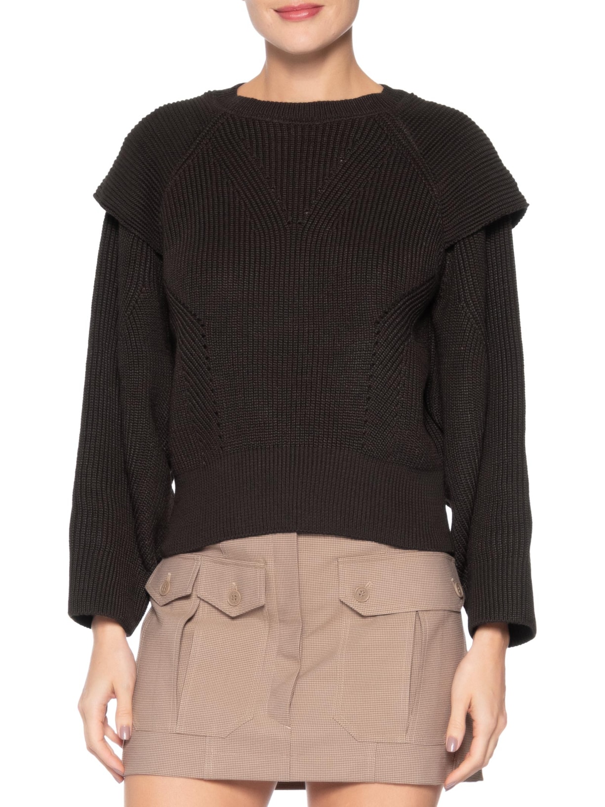 Blusa Feminina Joey Marrom Le Lis