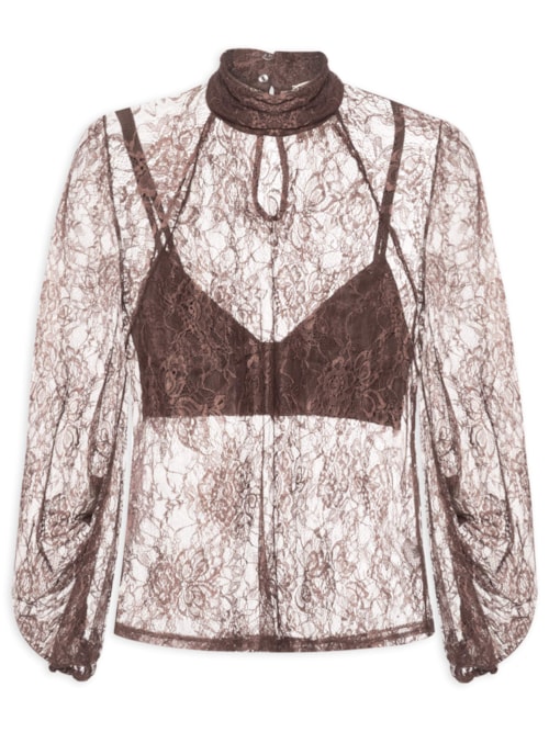 Blusa Feminina Jolie - Marrom