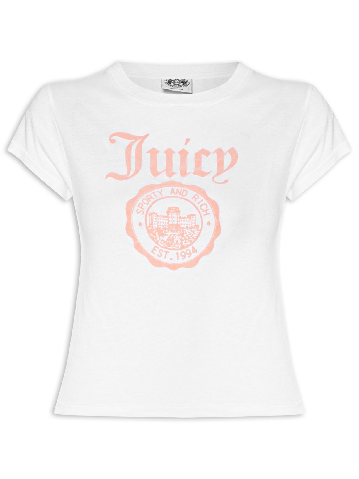 Blusa Feminina Juicy Emblem Essentials Branco Sporty & Rich + Juicy Couture