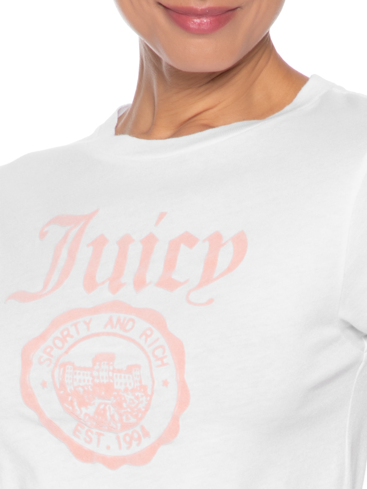 Blusa Feminina Juicy Emblem Essentials Branco Sporty & Rich + Juicy Couture