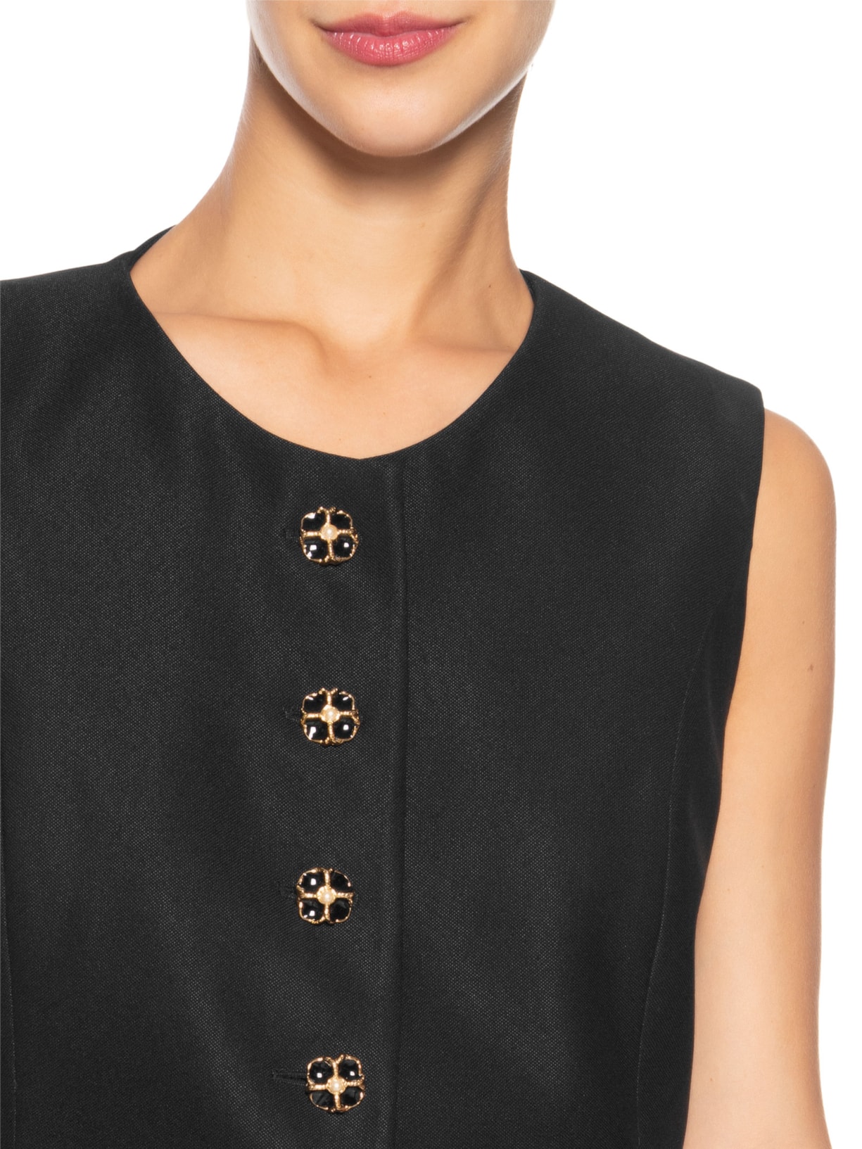 Blusa Feminina Kari Preto Carol Bassi + Maria Rudge