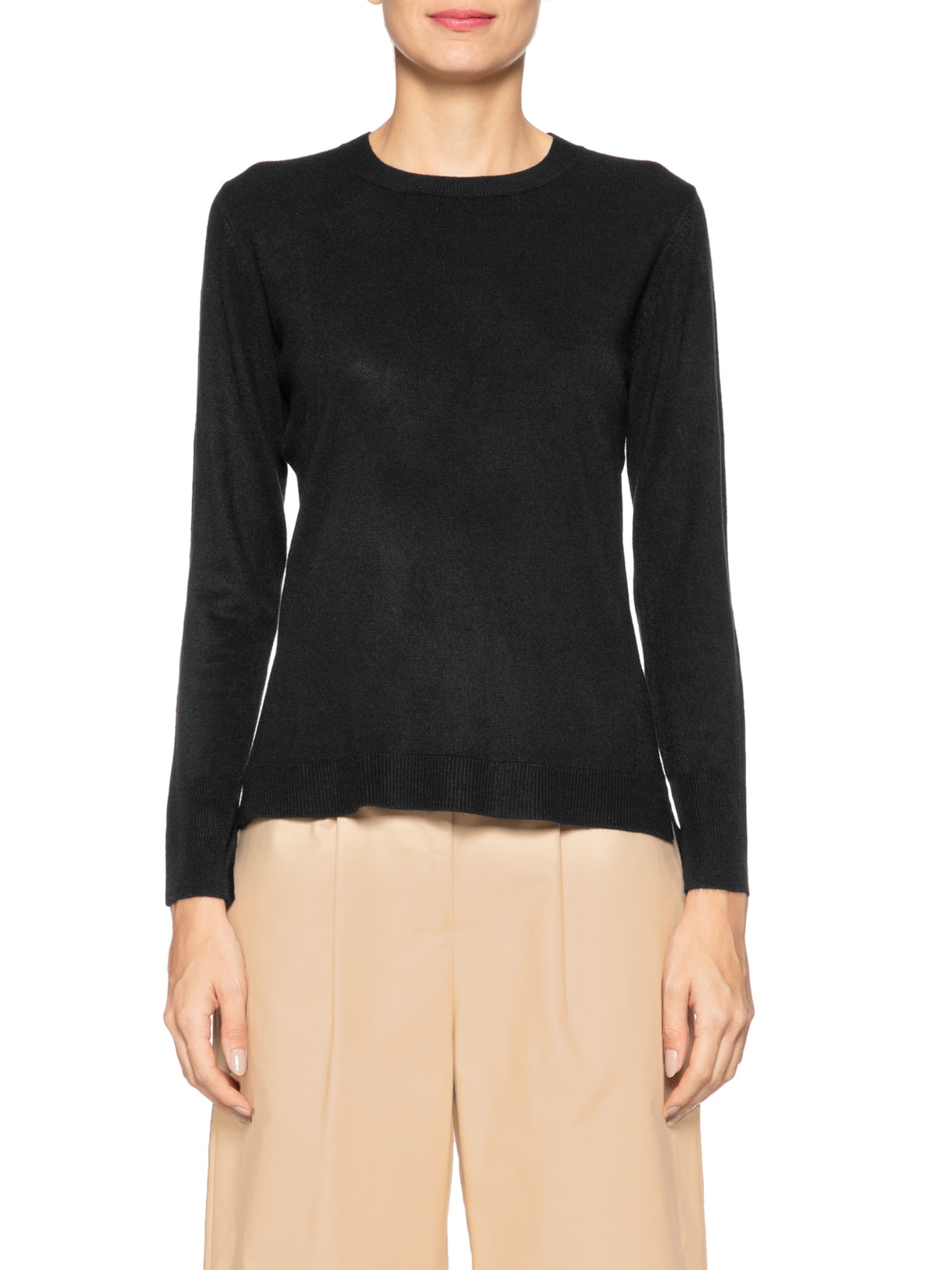Blusa Feminina Karla V Preto Le Lis