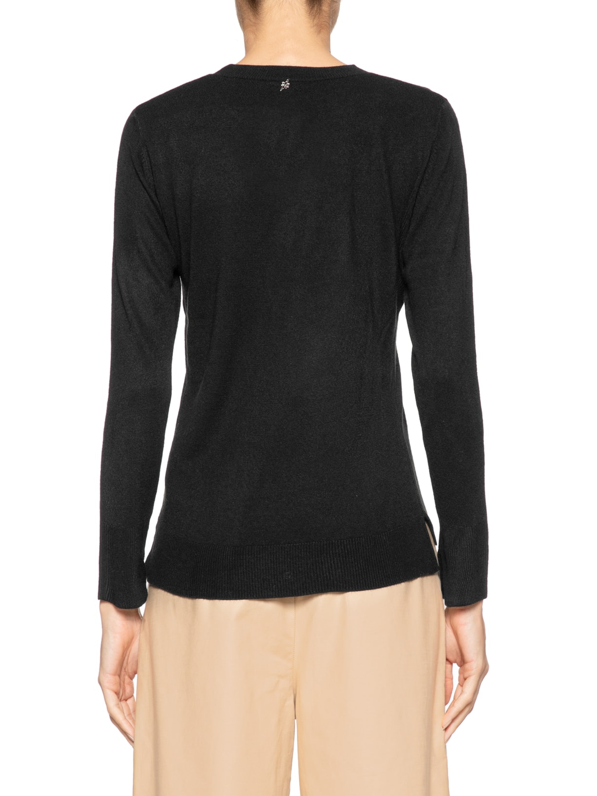 Blusa Feminina Karla V Preto Le Lis