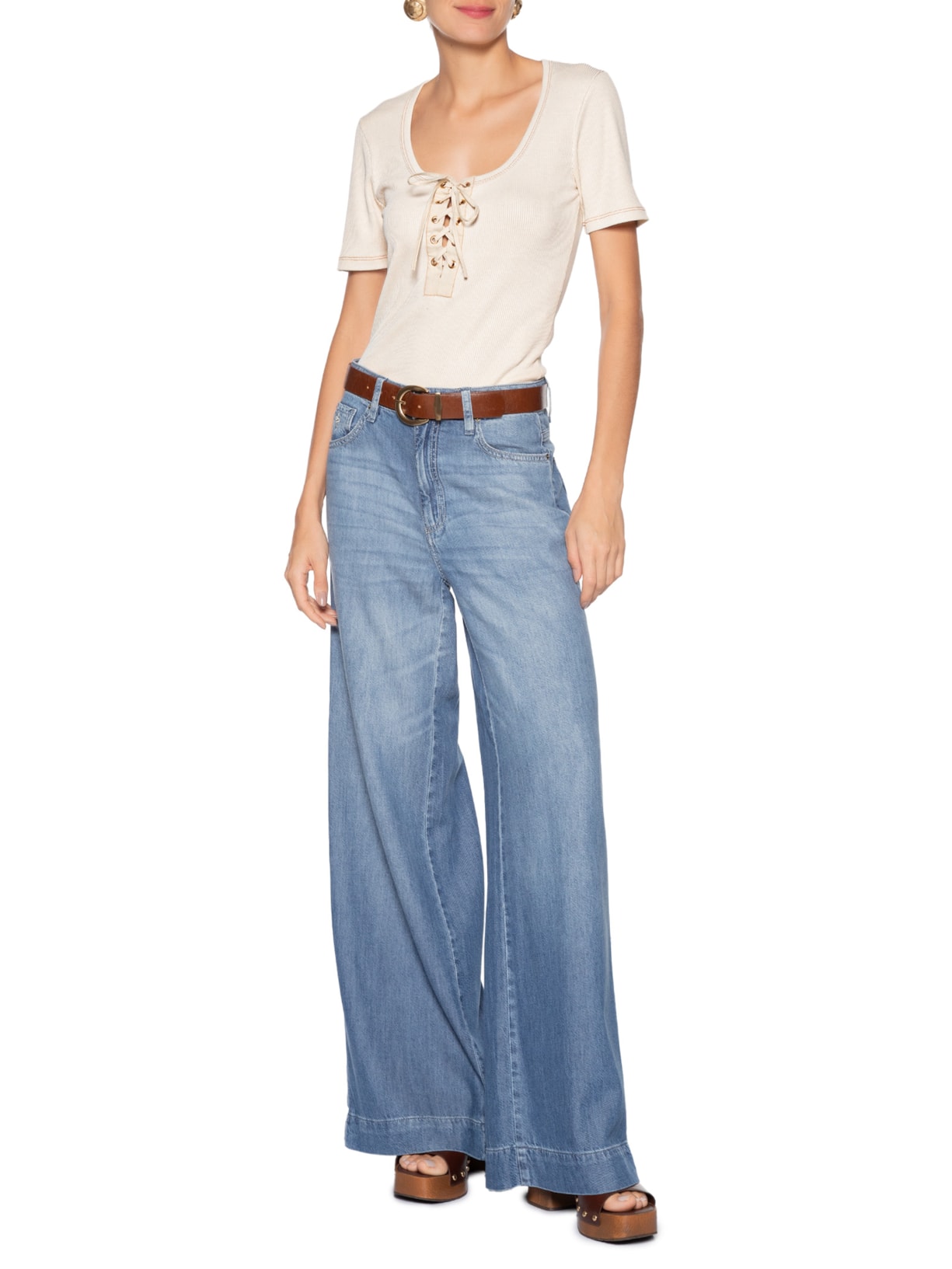 Blusa Feminina Laces Sand Bege Bo.bô