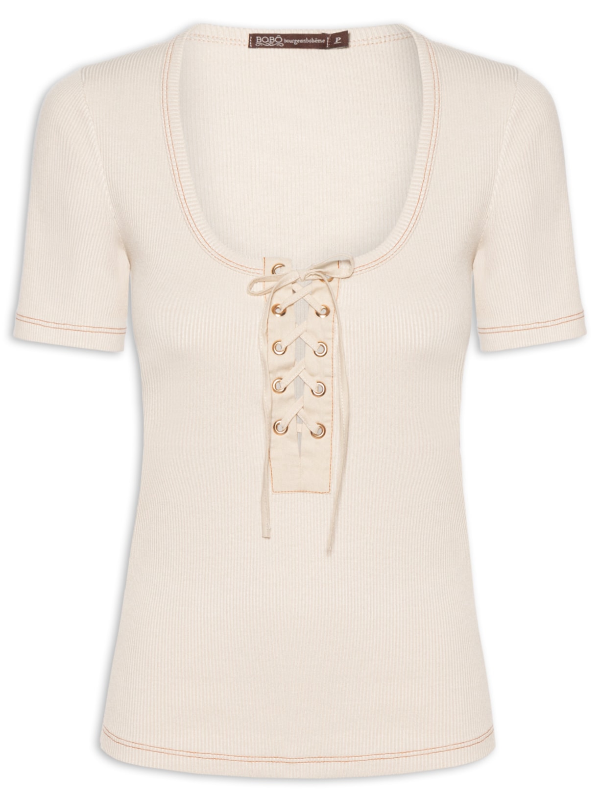 Blusa Feminina Laces Sand Bege Bo.bô