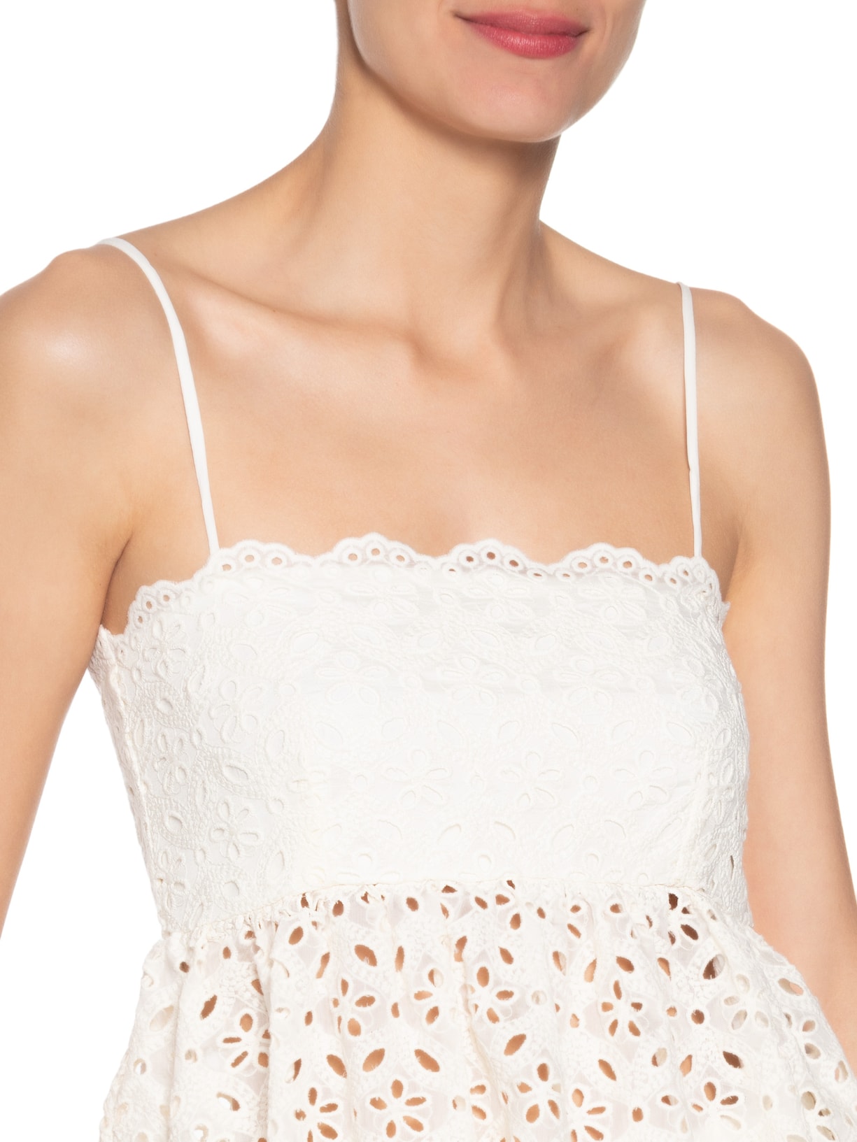 Blusa Feminina Laise Alça Branco Lenny Niemeyer