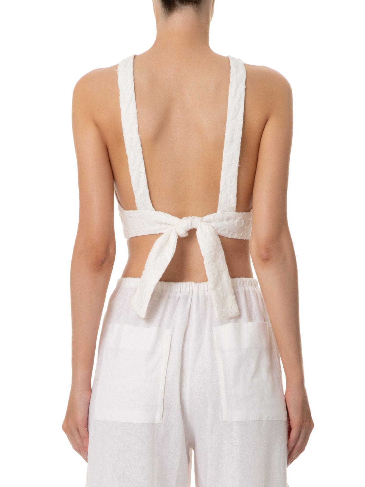 Blusa Feminina Laise Frente única Branco Dress To