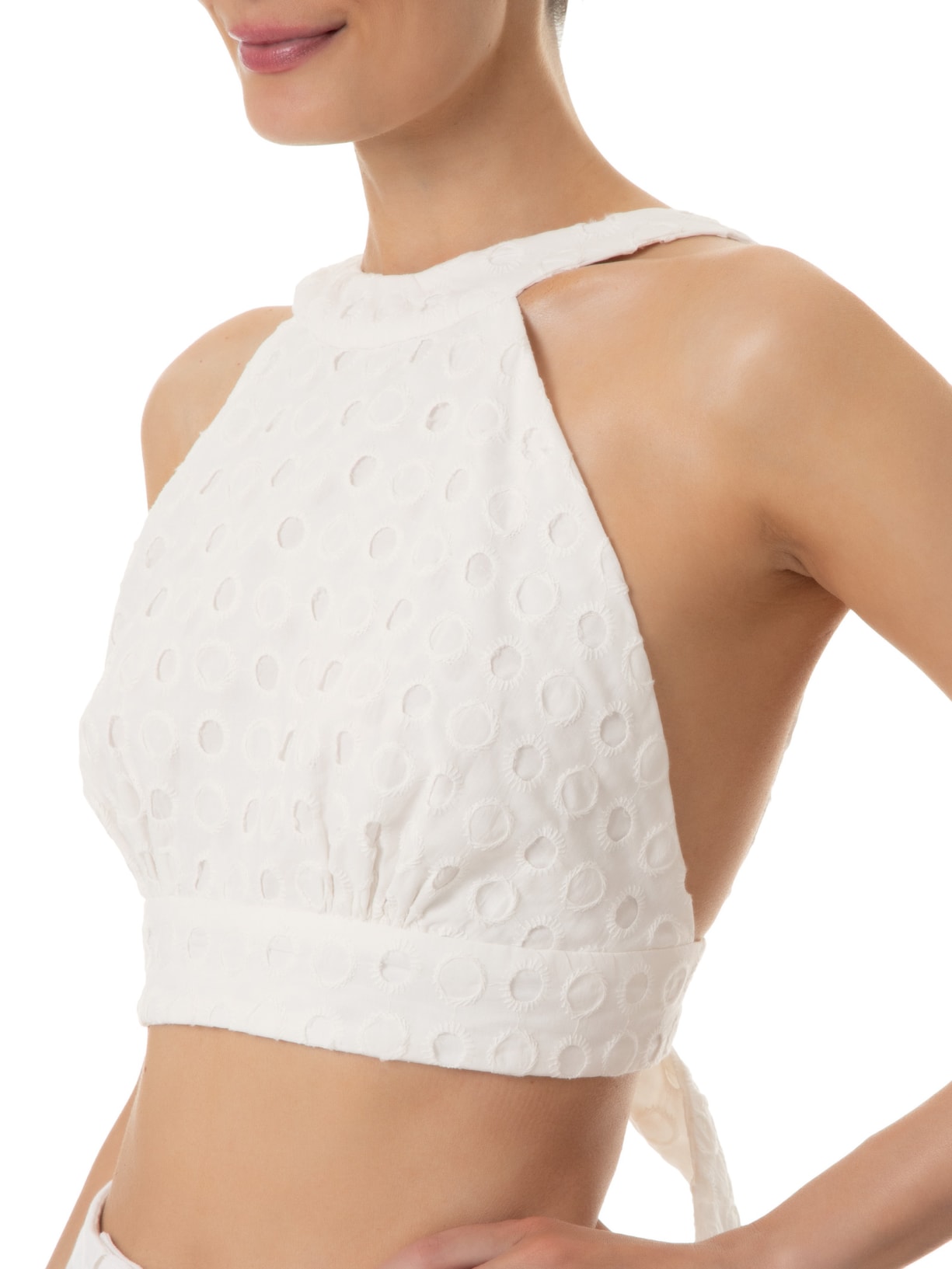 Blusa Feminina Laise Frente única Branco Dress To