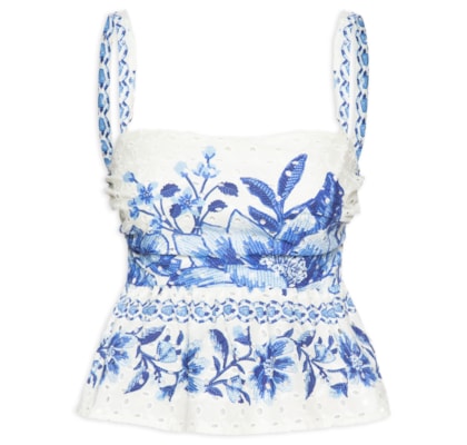 Blusa Feminina Laise Fruta De Verão - Branco