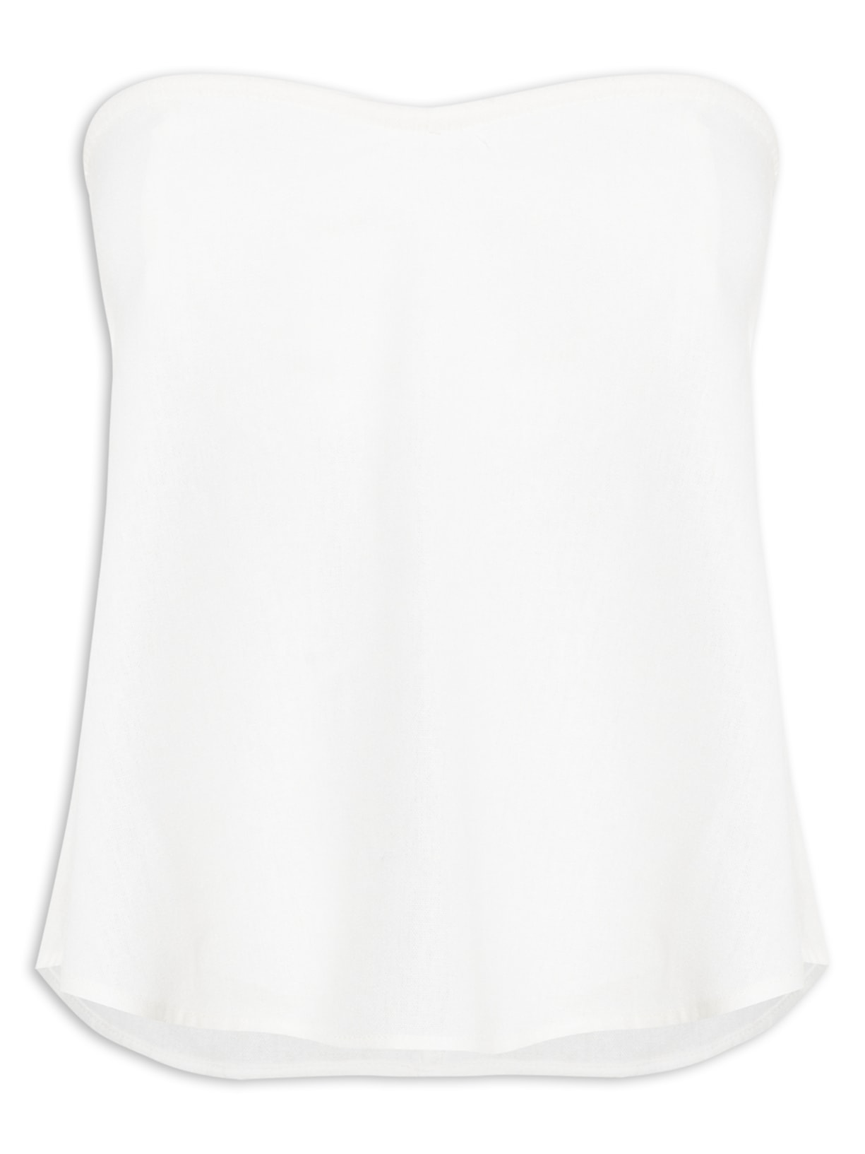 Blusa Feminina Lastex Babado - Branco
