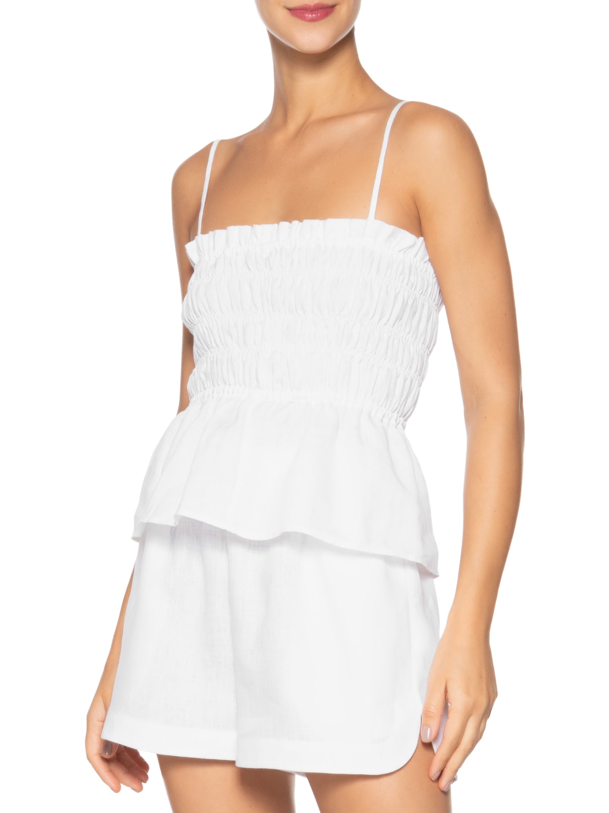 Blusa Feminina Lastéx Branco Lenny Niemeyer