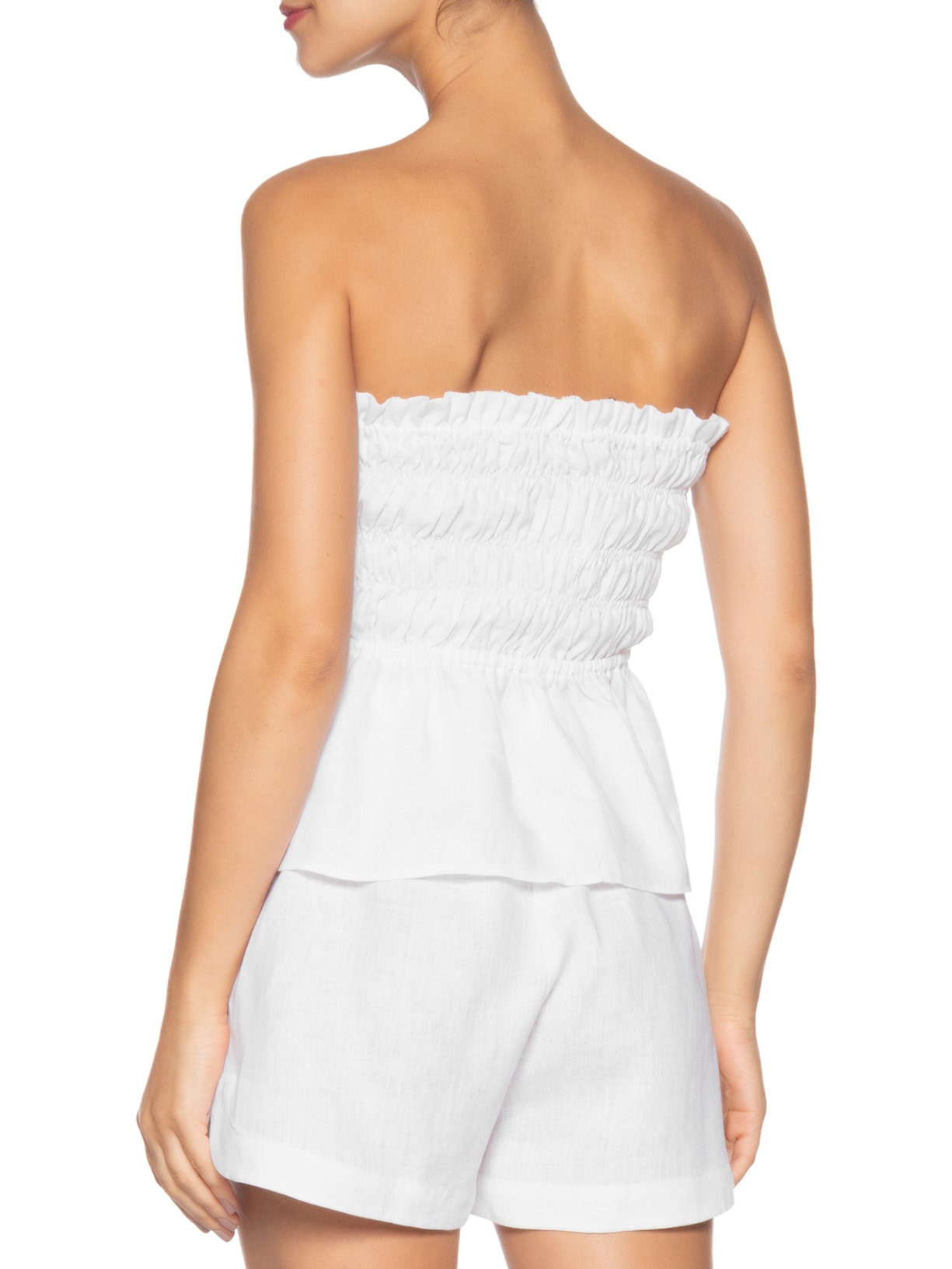 Blusa Feminina Lastéx Branco Lenny Niemeyer