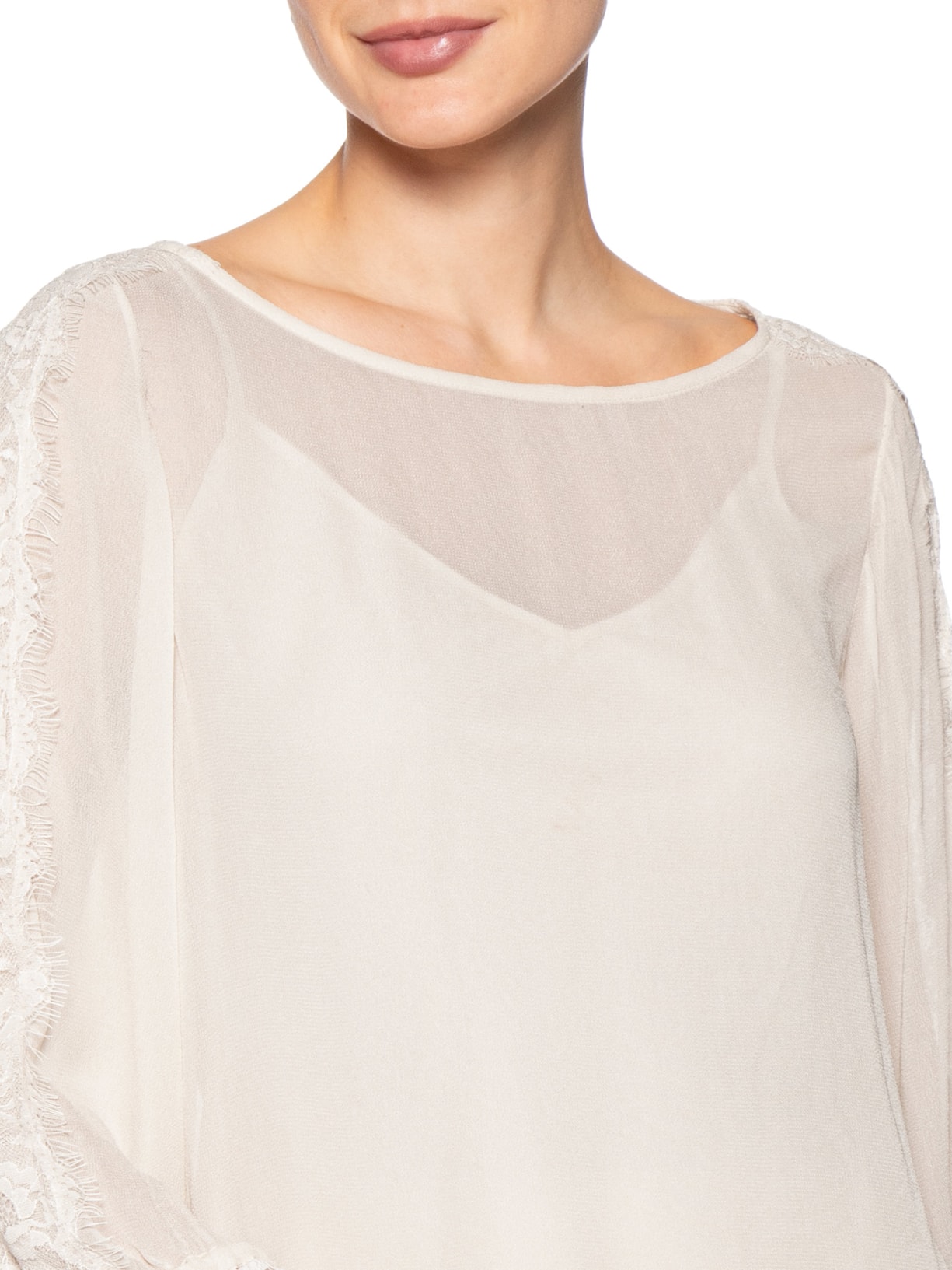 Blusa Feminina Laura Bege Iorane