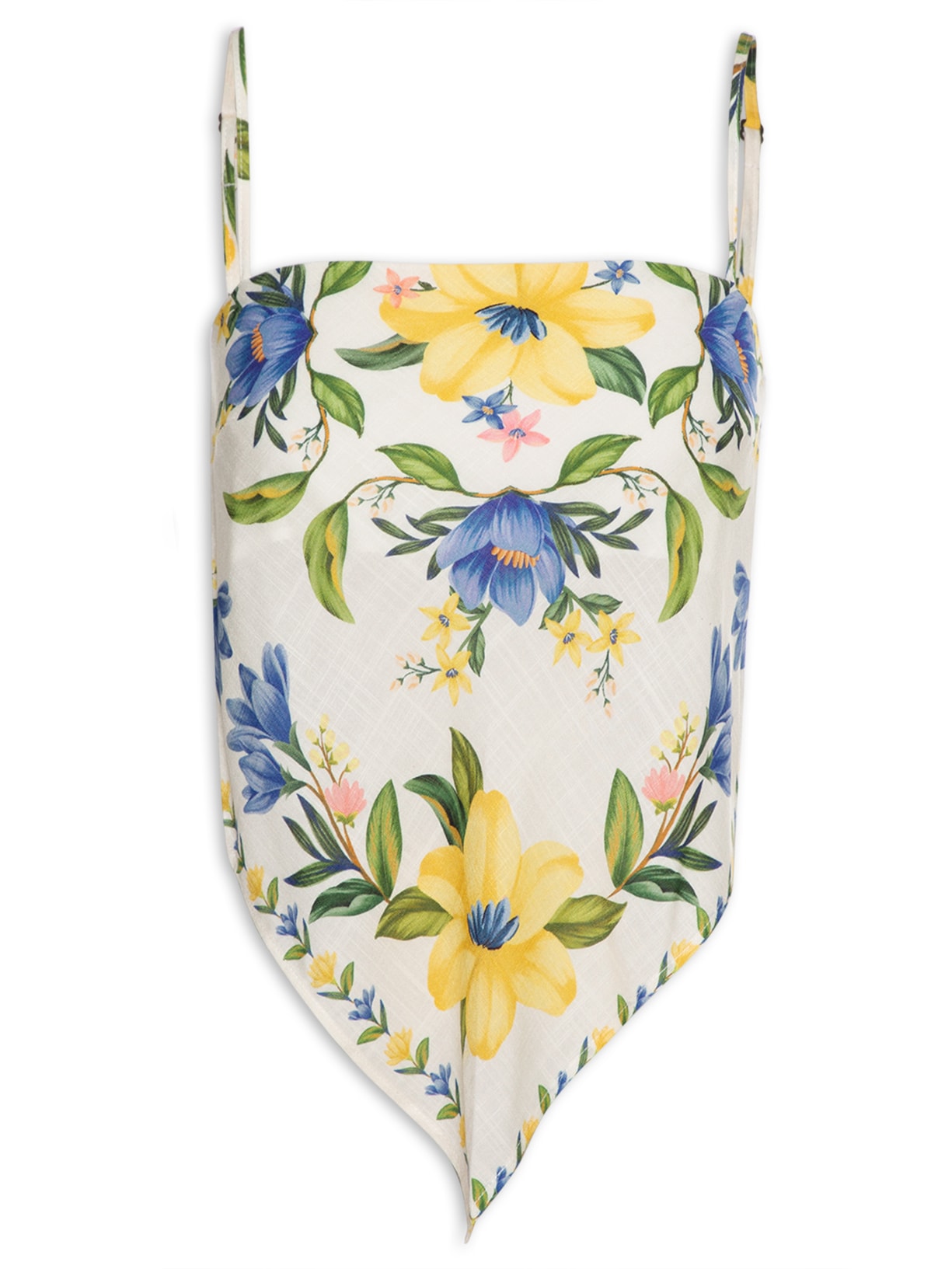 Blusa Feminina Lenço Flor De Sol - Off White