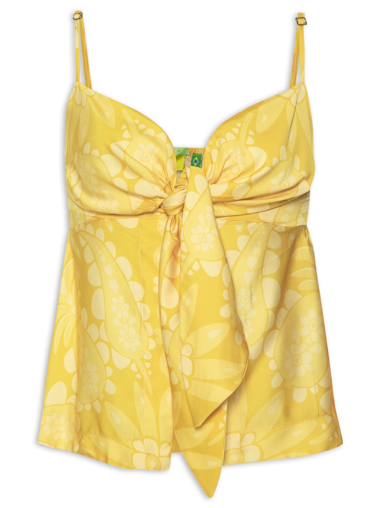 Blusa Feminina Lenço Martina - Amarelo