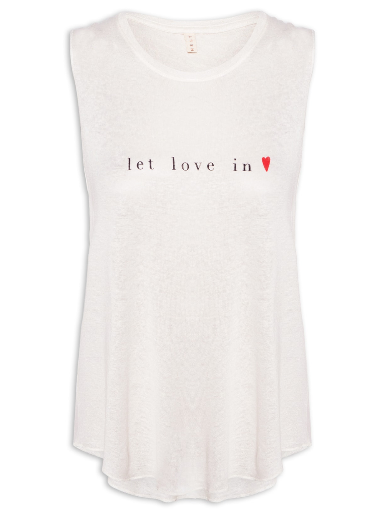 Blusa Feminina Let Love In - Off White