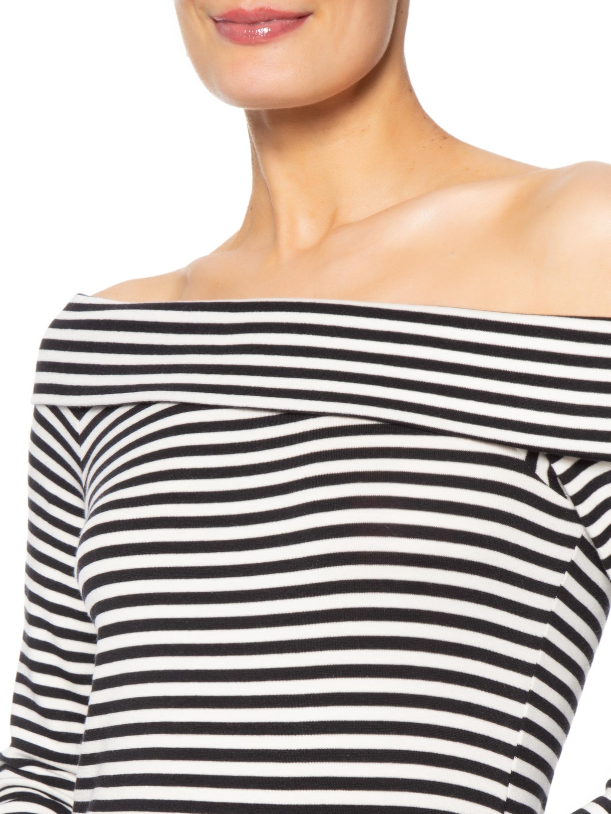 Blusa Feminina Levi's Clara Rib Off Shoulder LS Preto Levi's