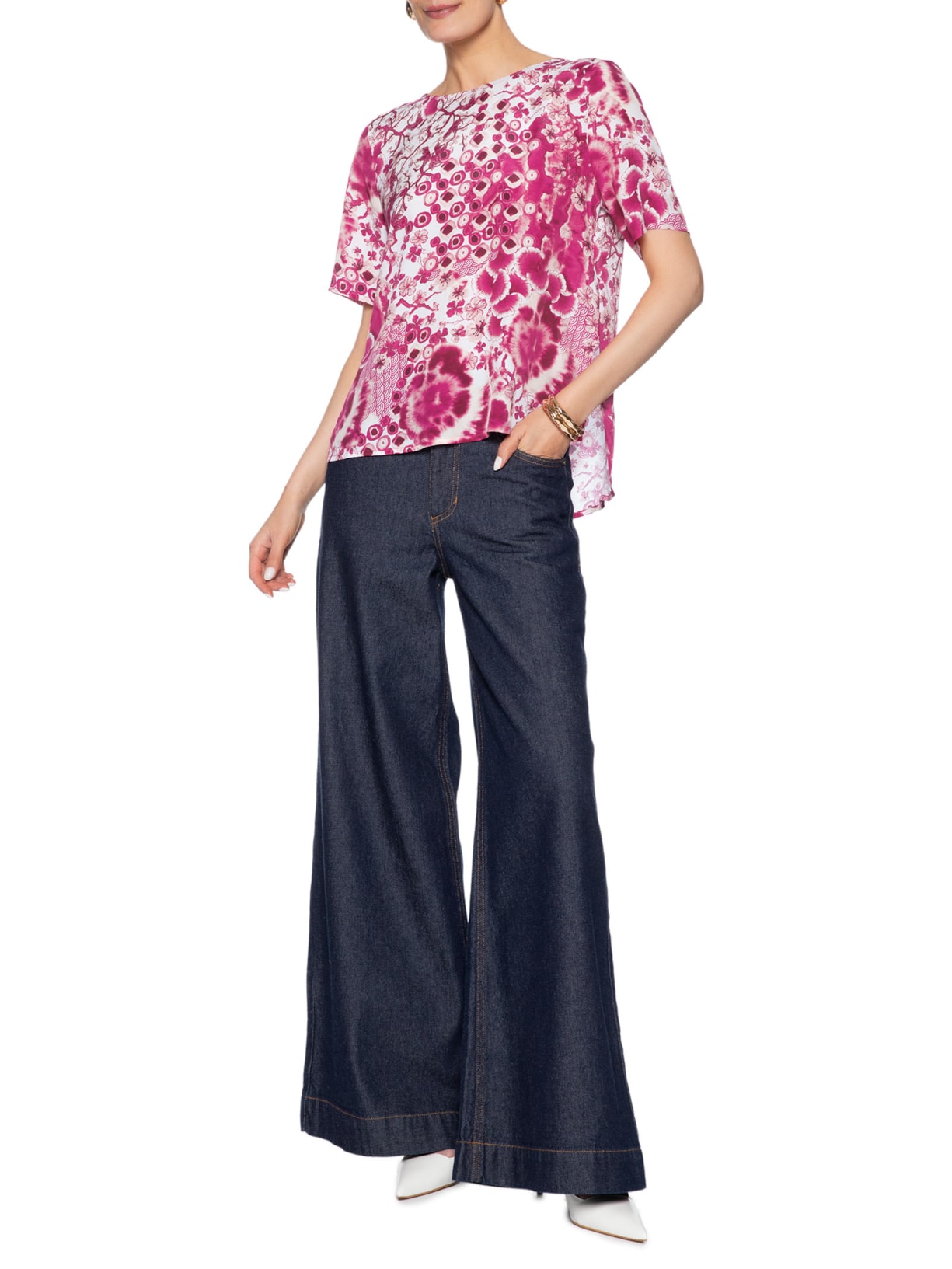 Blusa Feminina Lica Emi Rosa Le Lis
