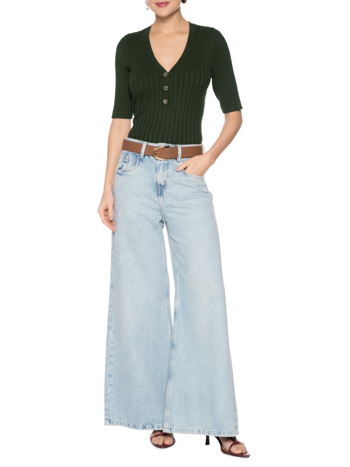 Blusa Feminina Lina II Verde Le Lis