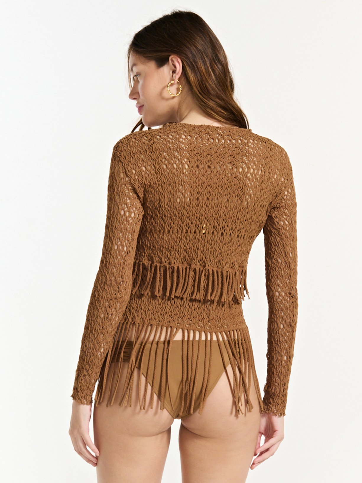 Blusa Feminina Lina Marrom Triya