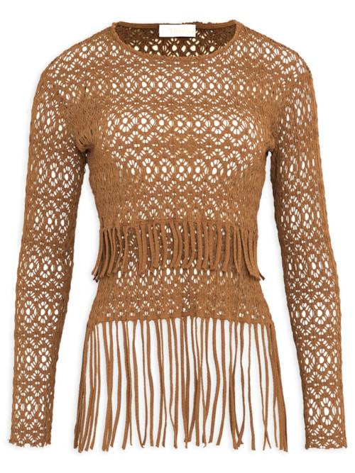 Blusa Feminina Lina - Marrom