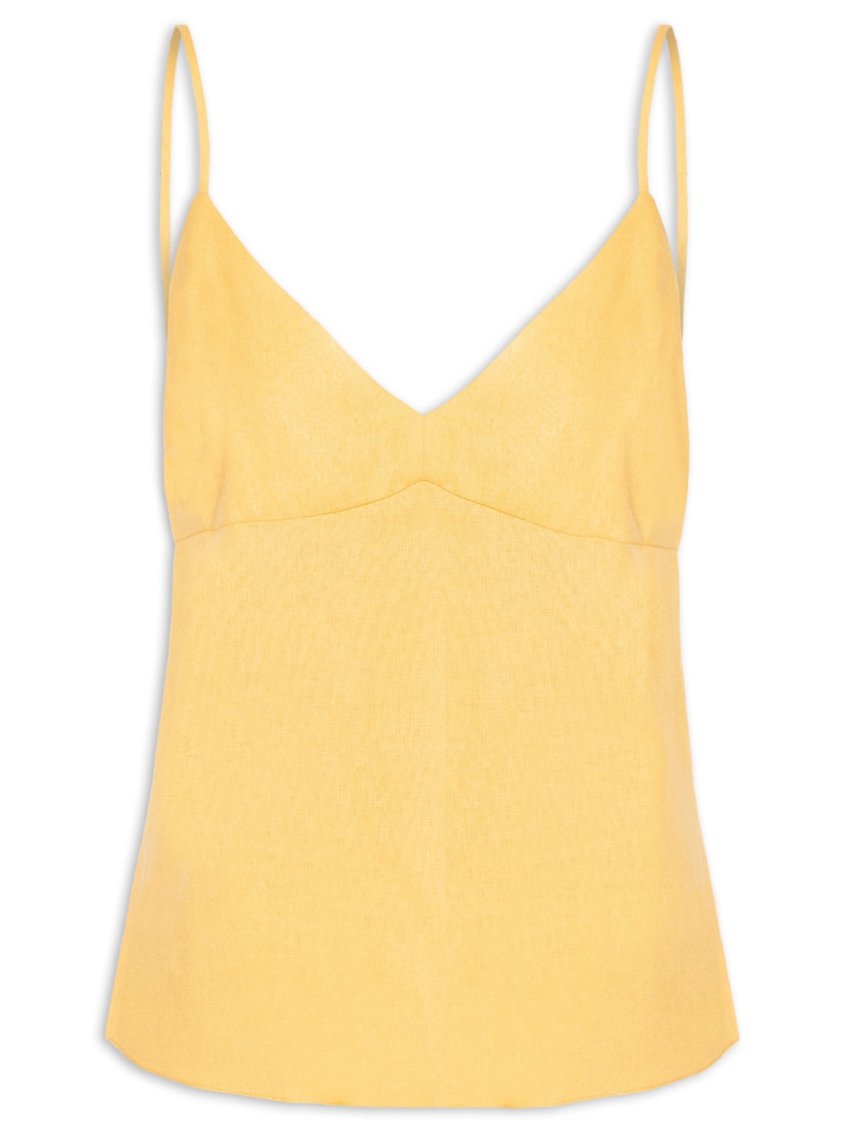 Blusa Feminina Linho Amarração - Amarelo