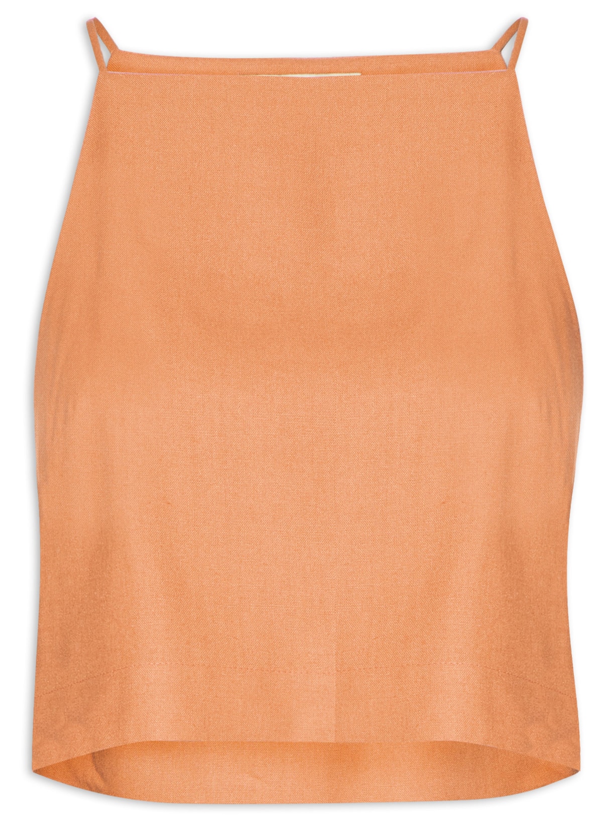 Blusa Feminina Linho Cava Reta - Laranja