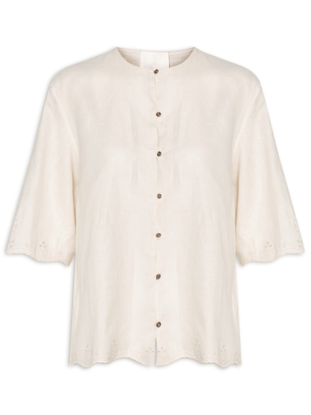 Blusa Feminina Linho Classic - Off White