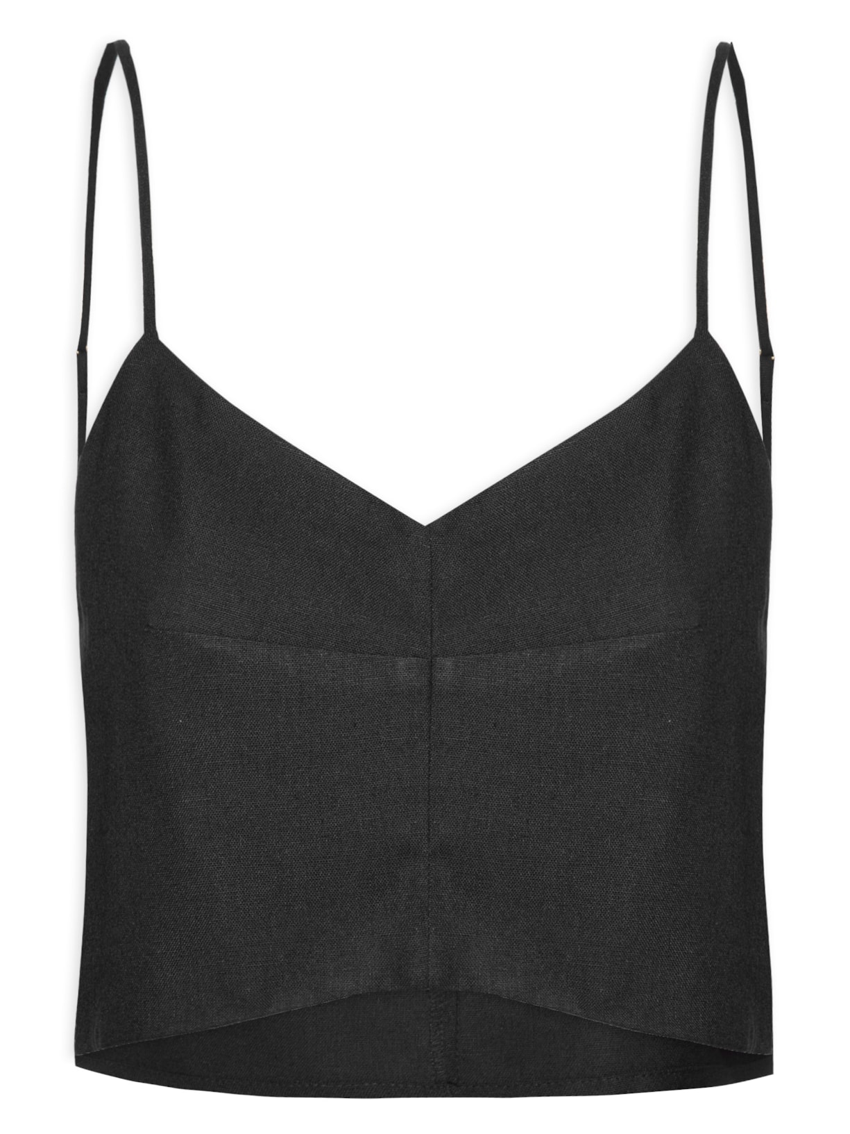 Blusa Feminina Linho Pence Frente - Preto