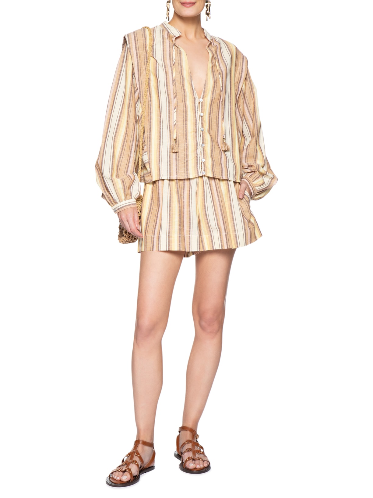 Blusa Feminina Listra Color  Rosa Dress To