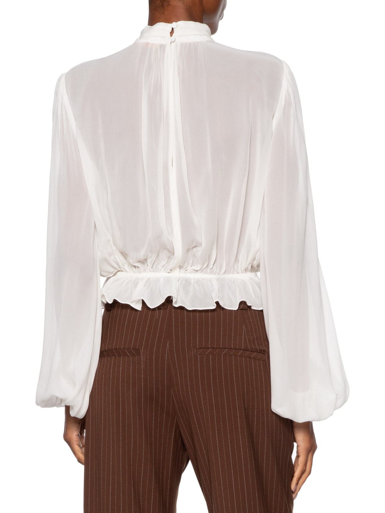 Blusa Feminina Liva Com Renda Branco Animale