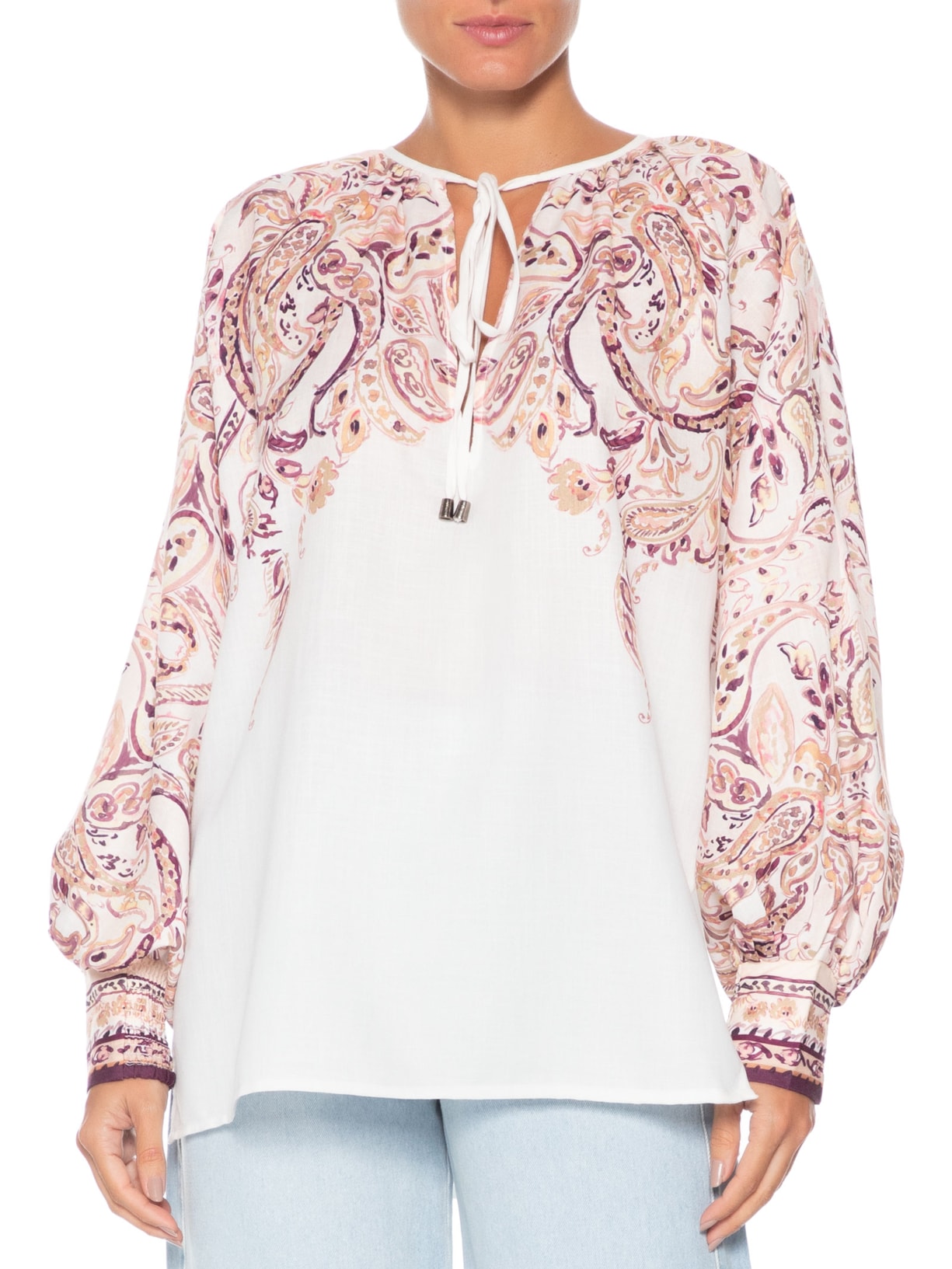 Blusa Feminina Localizada Fani Branco Le Lis