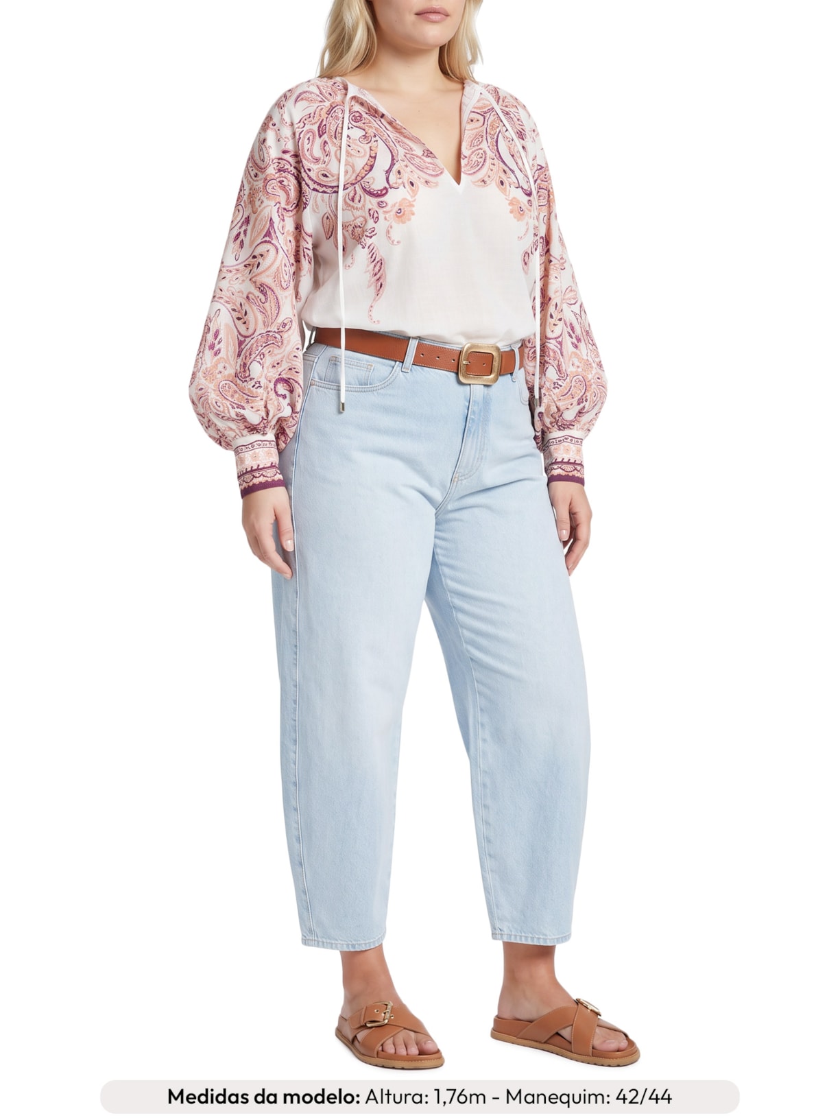 Blusa Feminina Localizada Fani Branco Le Lis