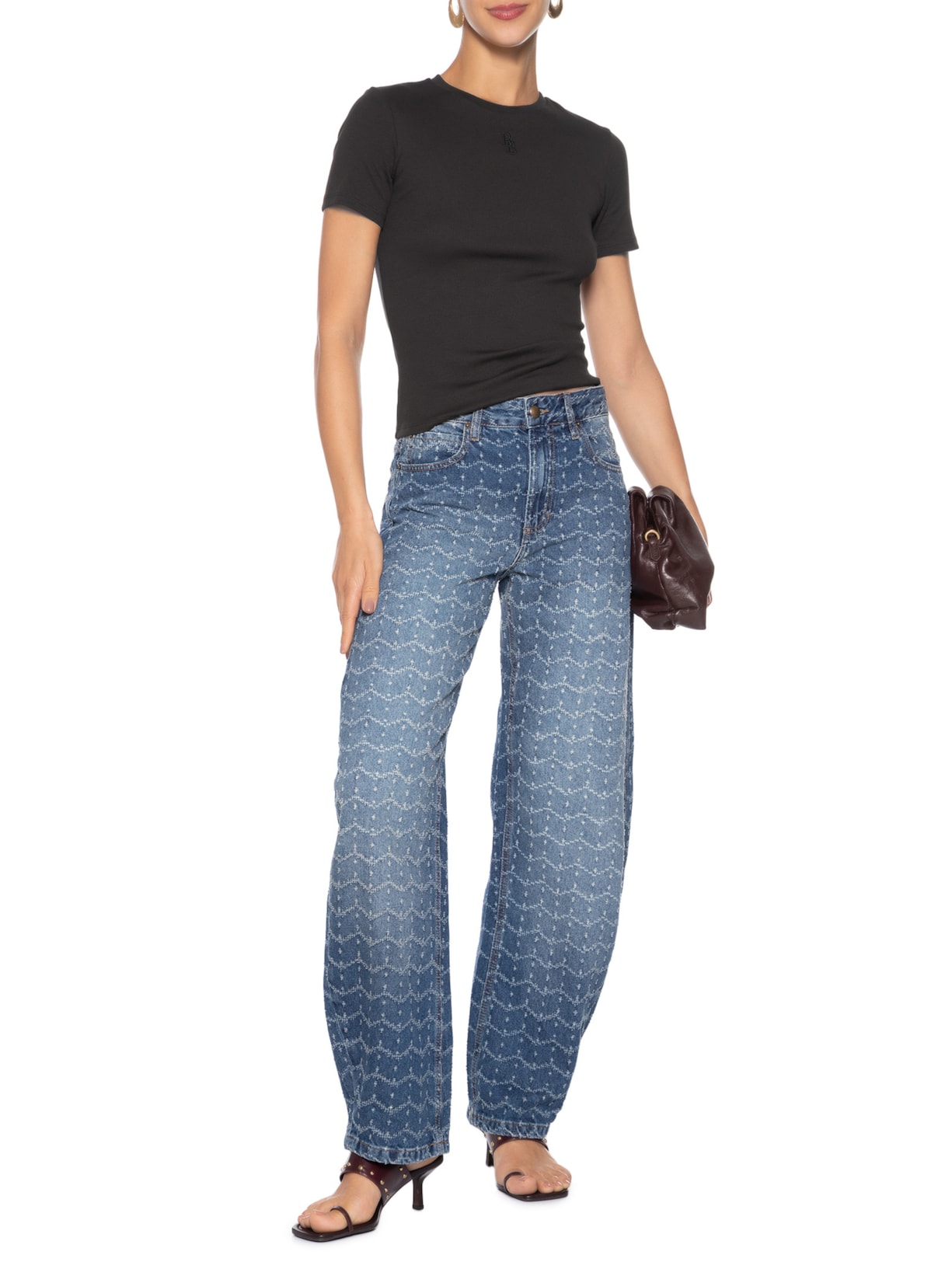 Blusa Feminina Luna BB Marrom Bo.bô