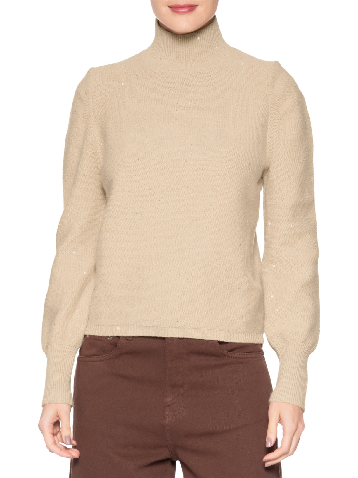 Blusa Feminina Luna Bufante Bege Le Lis