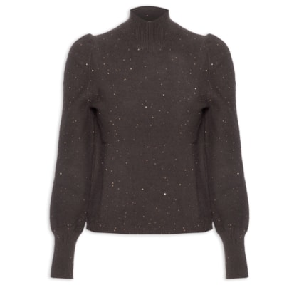 Blusa Feminina Luna Bufante - Marrom